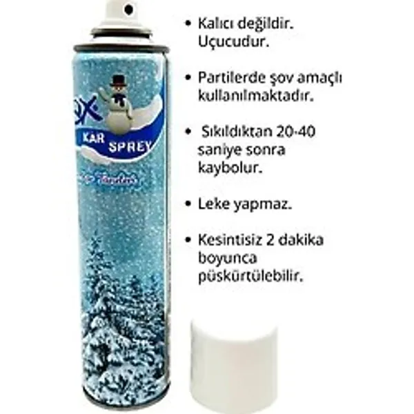 Hediye Bahçesi Kar Spreyi 300 ml