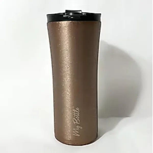 Hediye Kesesi My Bottle Paslanmaz Çelik French Press Termos 500 ml - Gold