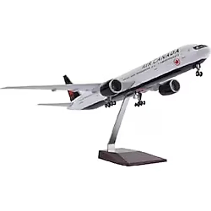 Hediyelik Maket Uçaklar - Canada Model Uçak 1:157 Ölçekli Dekoratif Maket 47 CM (JB777CANADA)