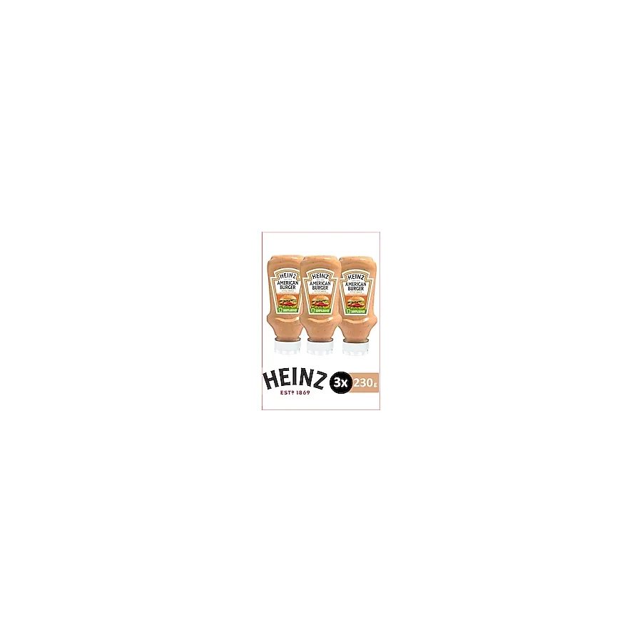 Heinz Amerikan Burger Sos 230 gr X 3 Adet