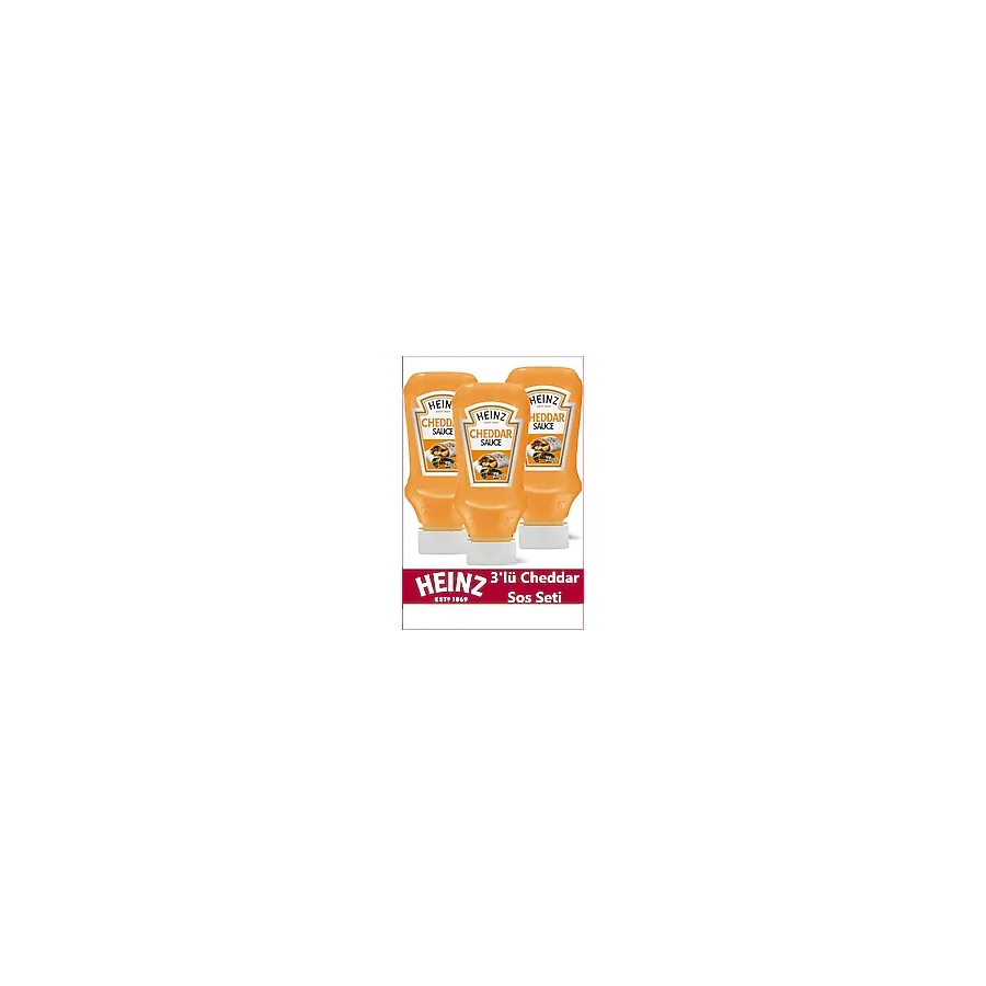 Heinz Cheddar Sos 230 gr x 3 Adet