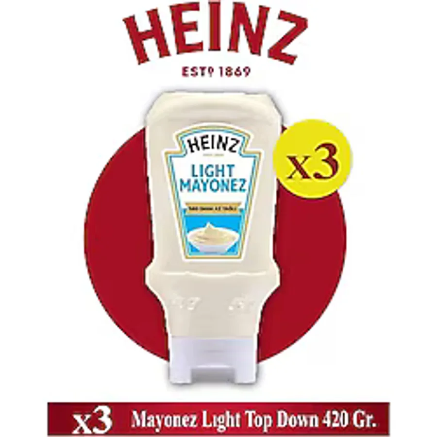 Heinz Light Mayonez 420 gr 3'lü Paket