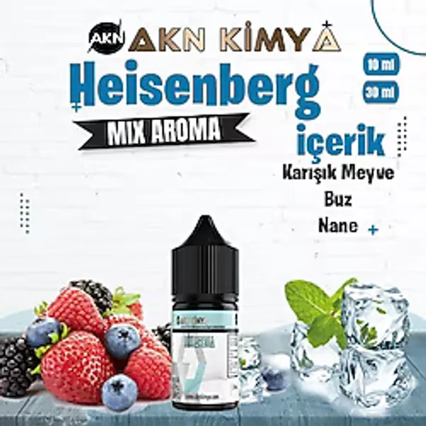 Heisenberg Mix Aroma Karışık Meyve Buz Nane Gıda Aroması 10 ml