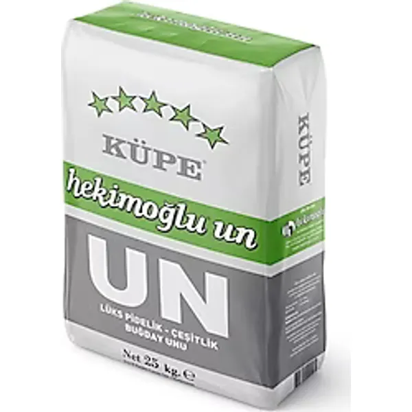 Hekimoğlu 25 kg Küpe Lüx Pidelik Çeşitlik Buğday Unu