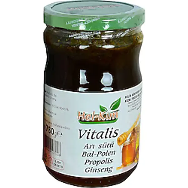 Hel-Kim Vitalis Arı Sütü Bal Polen Propolis Ginsengli Bitkisel Macun 780 gr