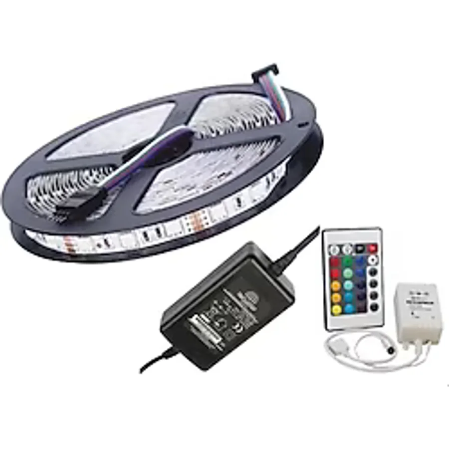 Helios 200 W Rgb Dış Mekan Şerit LED Set 5 Metre Silikonlu Su Geçirmez Kumandalı( Tak Çalıştır )