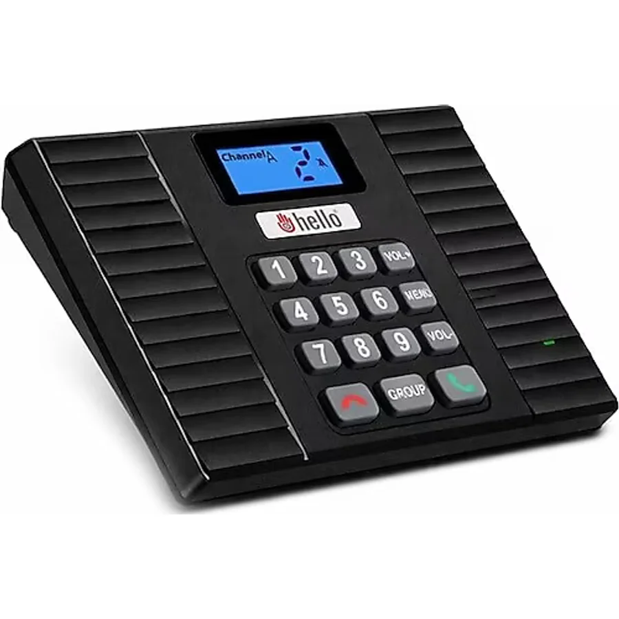 Hello F60D 18 Kanal Kapalı Devre Kablosuz Intercom Sistemi