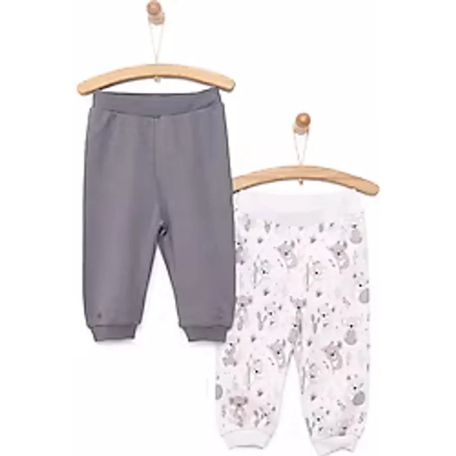 HelloBaby Basic Erkek Koala Desenli 2li Patiksiz Alt Erkek Bebek