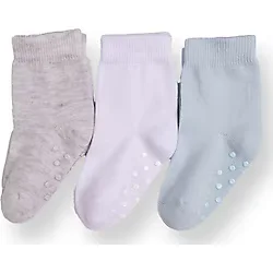 HelloBaby Erkek 3lü Kaydırmaz Çorap Erkek Bebek 6-12 AY