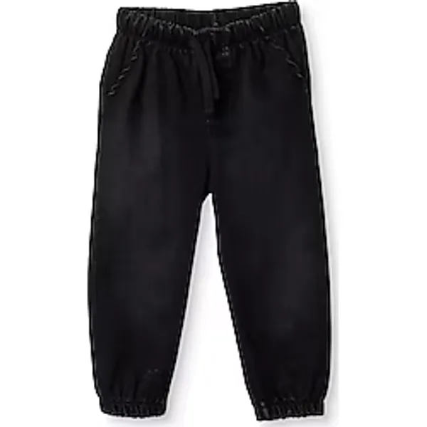 HelloBaby Erkek Bebek Denim Pantolon Bağcıklı Lastikli 9 - 12 Ay
