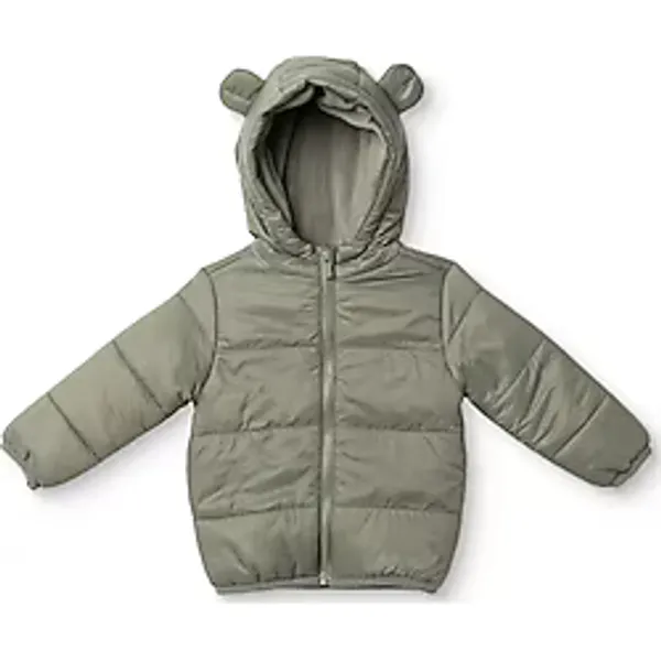 HelloBaby Erkek Bebek Mont Fermuarlı Kapüşonlu Long Sleeve