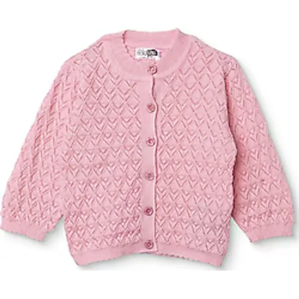 HelloBaby Floral Triko Kız Bebek Hırka