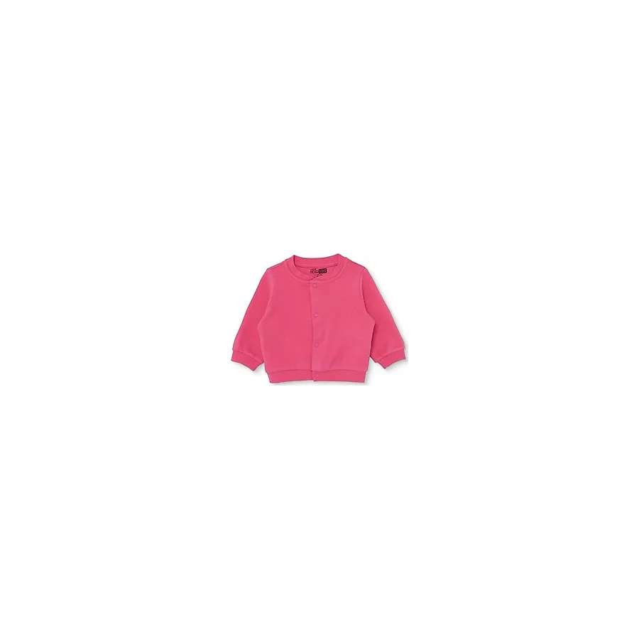 HelloBaby Kız Bebek Basic Hırka Çıtçıtlı Bisiklet Yaka Uzun Kol 9 - 12 Ay