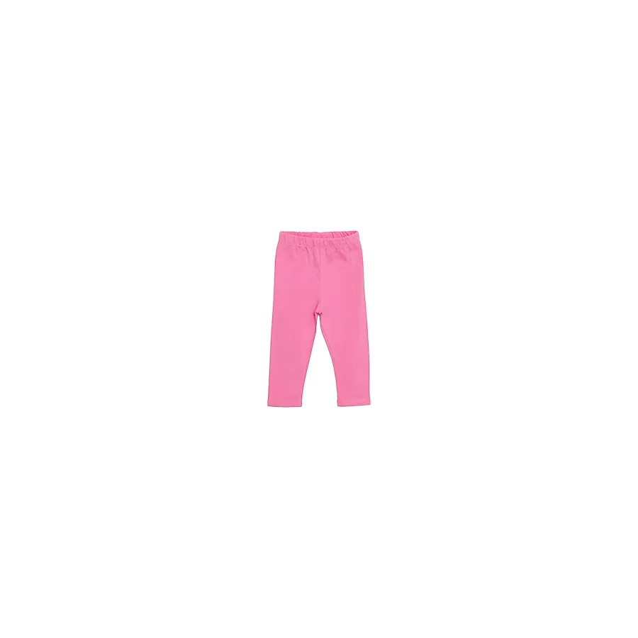 HelloBaby Kız Bebek Basic Tayt Reçme Paça Koyu Pembe 9 Ay