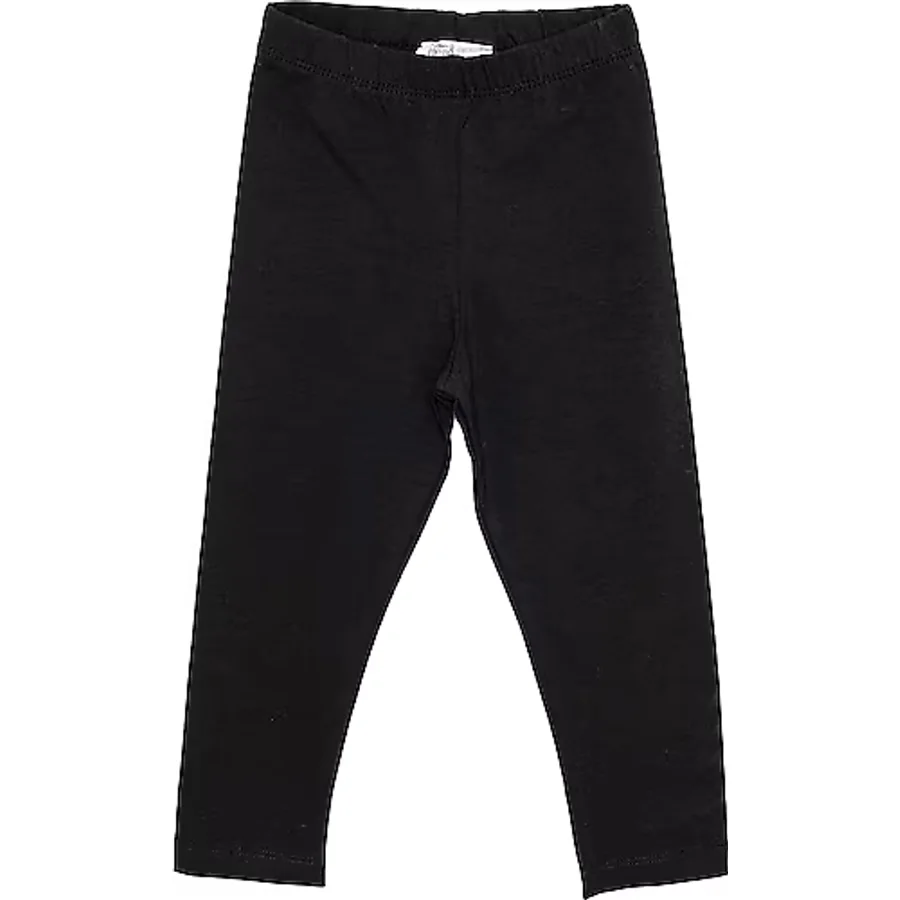 HelloBaby Kız Bebek Basic Tayt Reçme Paça Siyah 1,5 Yaş