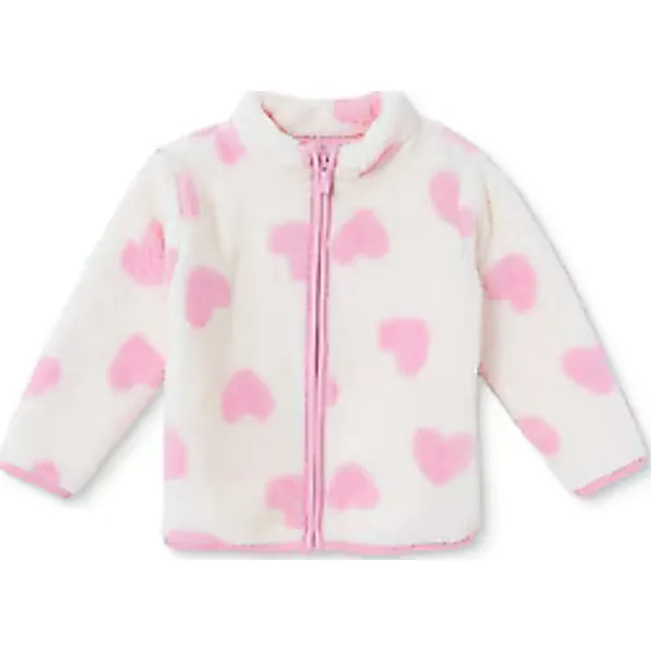 HelloBaby Monochrome Welsoft Kız Bebek Hırka