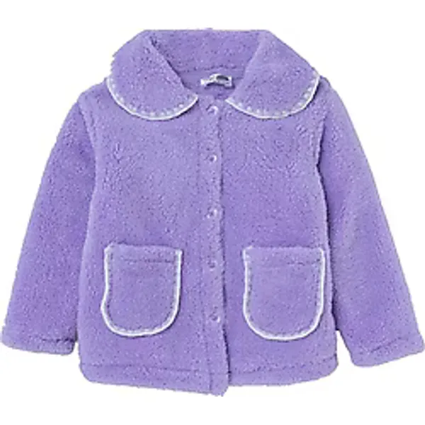 HelloBaby Welsoft Düğmeli Bebe Yaka Kız Bebek Hırka