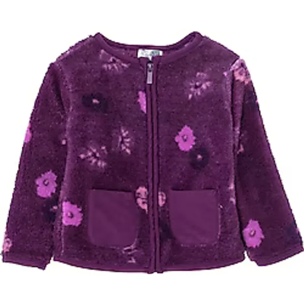 HelloBaby Welsoft Hırka Çiçek Baskılı Kız Bebek Hırka