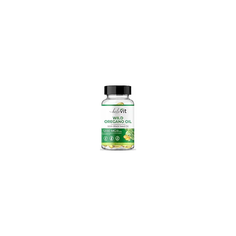 Helovit Wild Oregano Oil 1200 Mg Softjel & Çörek Otu Yağı Içeren Doğal Bağışıklık Desteği