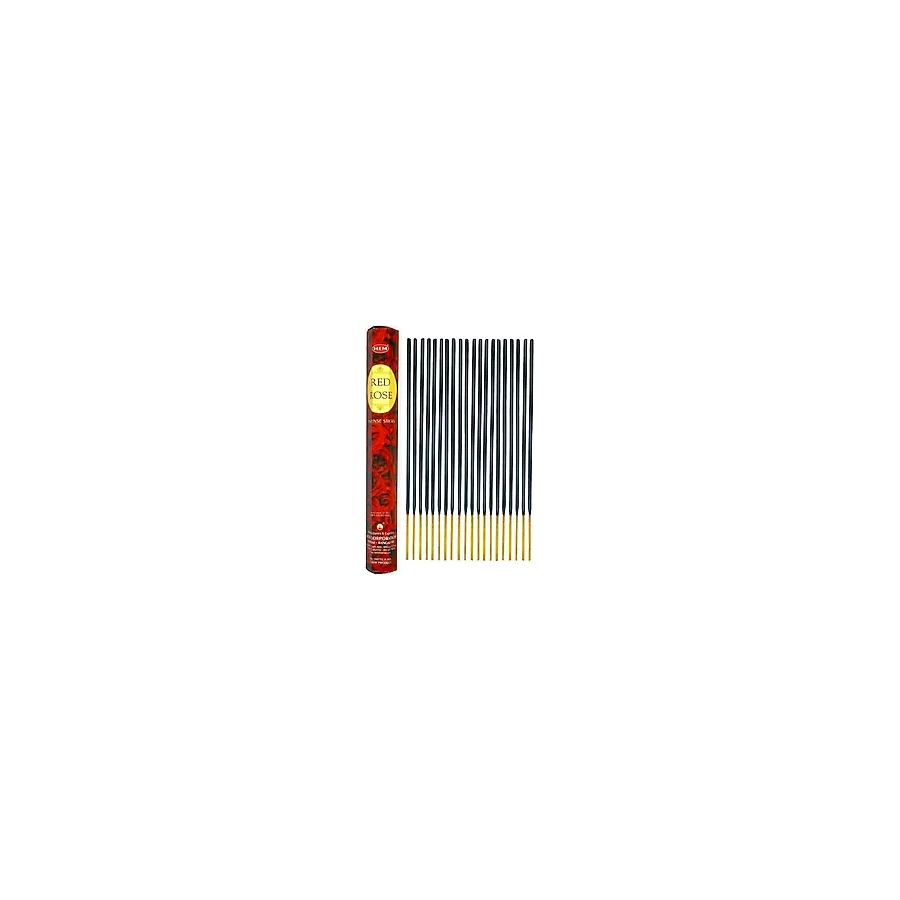 Hem Tütsü Hem Kırmızı Gül Kokulu 20 Çubuk Tütsü - Red Rose Incense Sticks