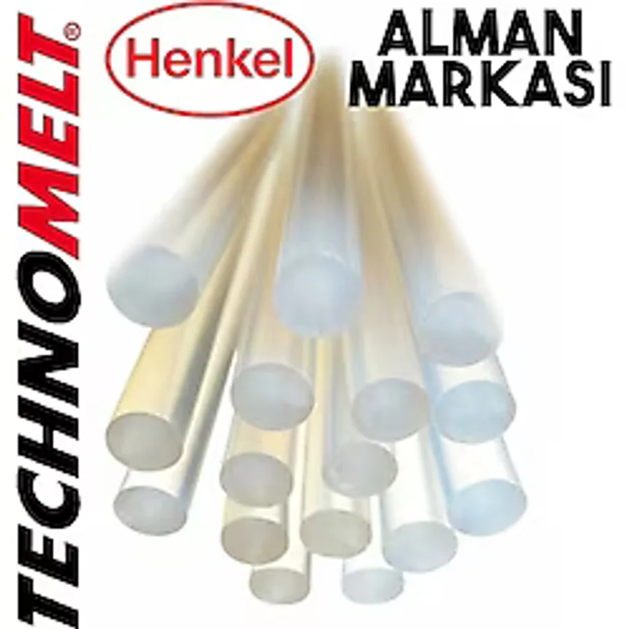 Henkel (Alman Markası) Technomelt Sıcak Silikon Kalın Şeffaf Mum (410850594)