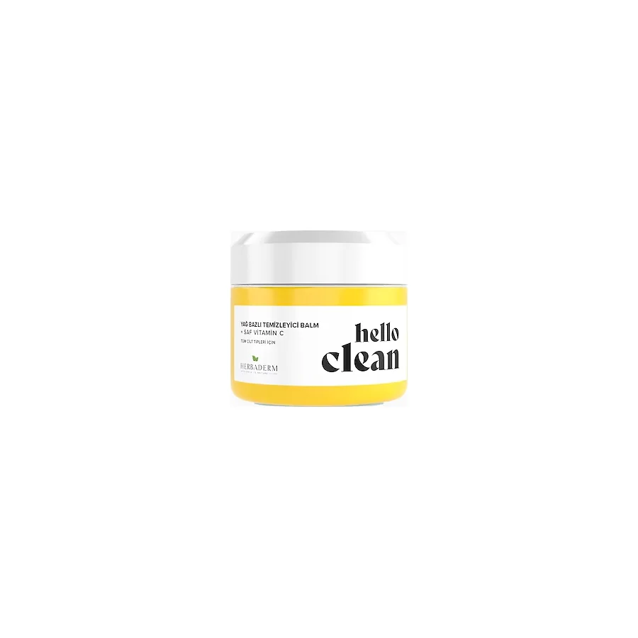Herbaderm Hello Clean Saf Vitamin C 100 ml Yağ Bazlı Temizleyici Balm
