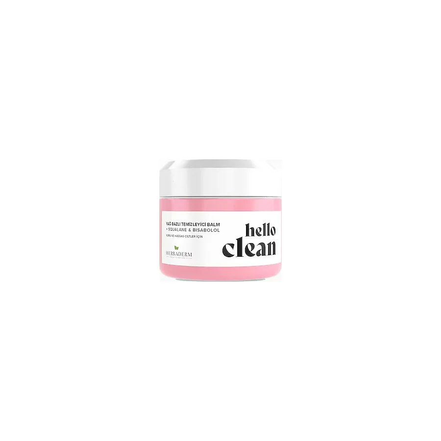 Herbaderm Hello Clean Squalane & Bisabolol 100 ml Yağ Bazlı Temizleyici Balm