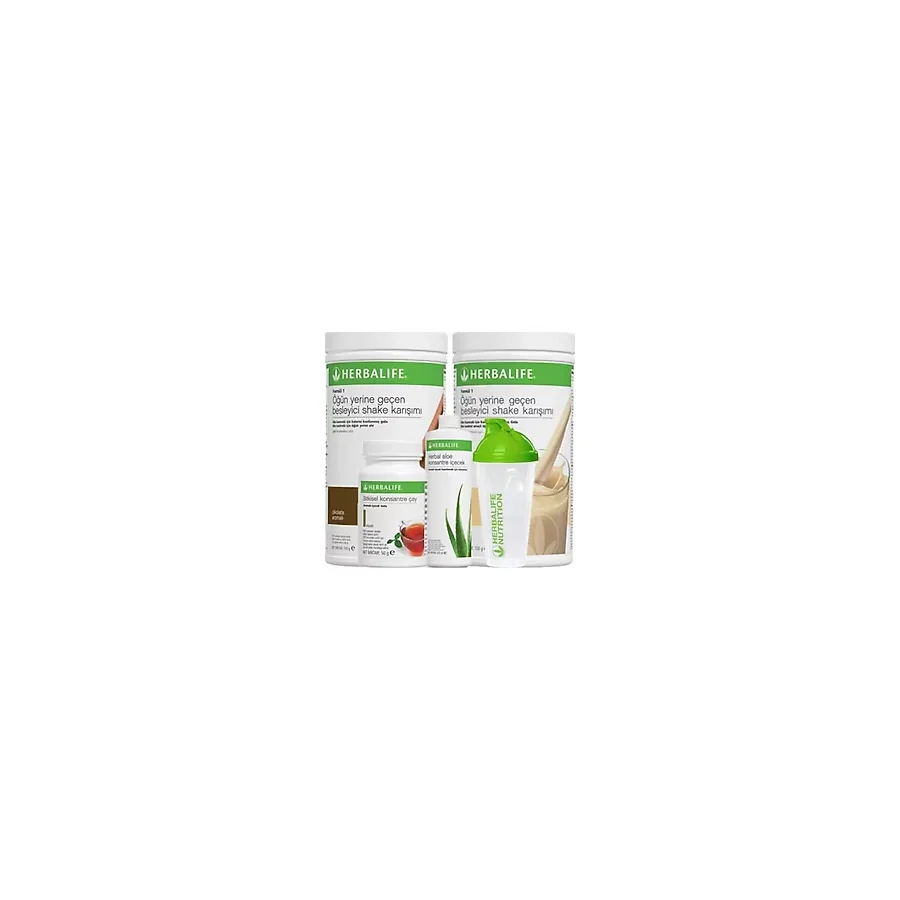 Herbalife Bronz Set (2 adet Shake+ 1 adet aloe içecek + 1adet konsantre çay+ 1 shaker)