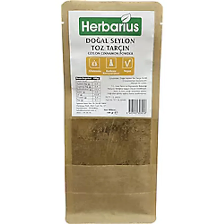 Herbarius Doğal Seylon (Seylan) Toz Tarçın 100 G