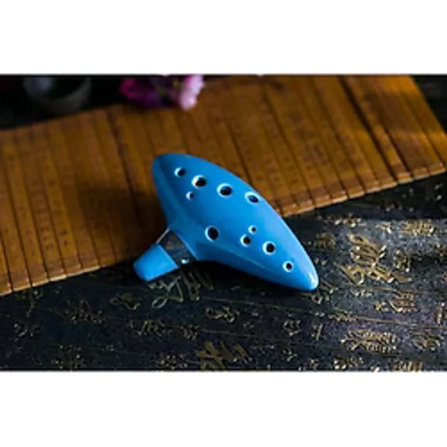 Hermann Mayer Hmo12Bl Pro Seramik Alto Ocarina - Mavi
