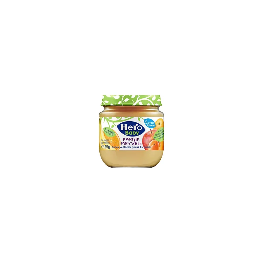 Hero Baby Karışık Meyveli Kavanoz Maması 125 gr