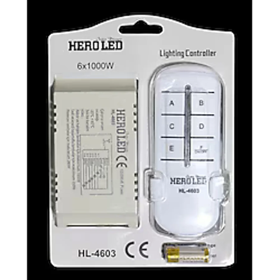 Hero Led Heroled Uzaktan Elektrik Kontrol Ve Avize Kumandası 6'lı Sistem