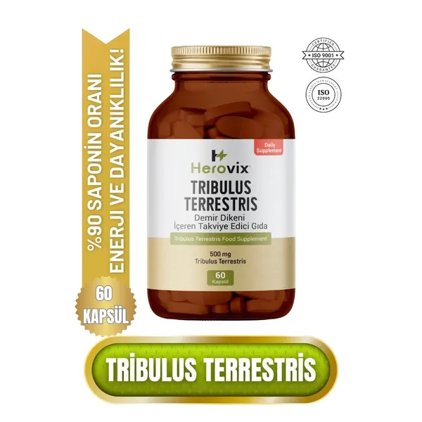 Herovix Tribulus Terrestis 500 mg 60 Kapsül