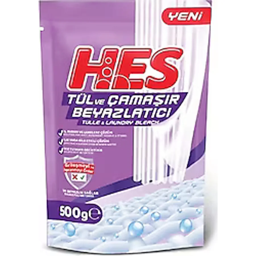 Hes Tül ve Çamaşır Beyazlatıcı 500 gr