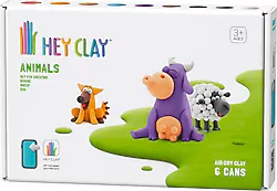 Hey Clay Hayvanlar 6'lı Kutu Hava ile Kuruyan Kil