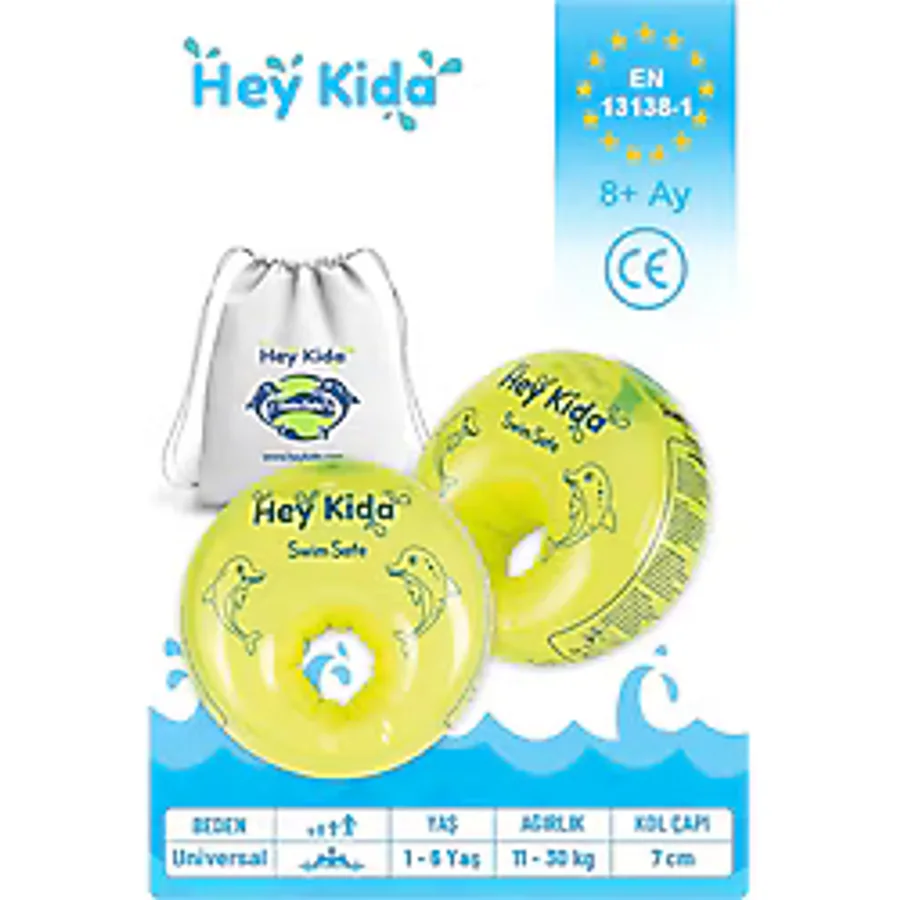 Heykida Swim Safe Yüzme Yardımcısı Deniz Kolluğu 1-6 Yaş