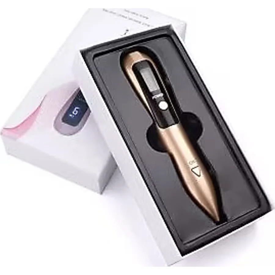 HGM Orijinal Ürün Profesyonel Gold Plazma Pen Cilt Bakım Cihazı Beyaz Model Gold Plazma Pen