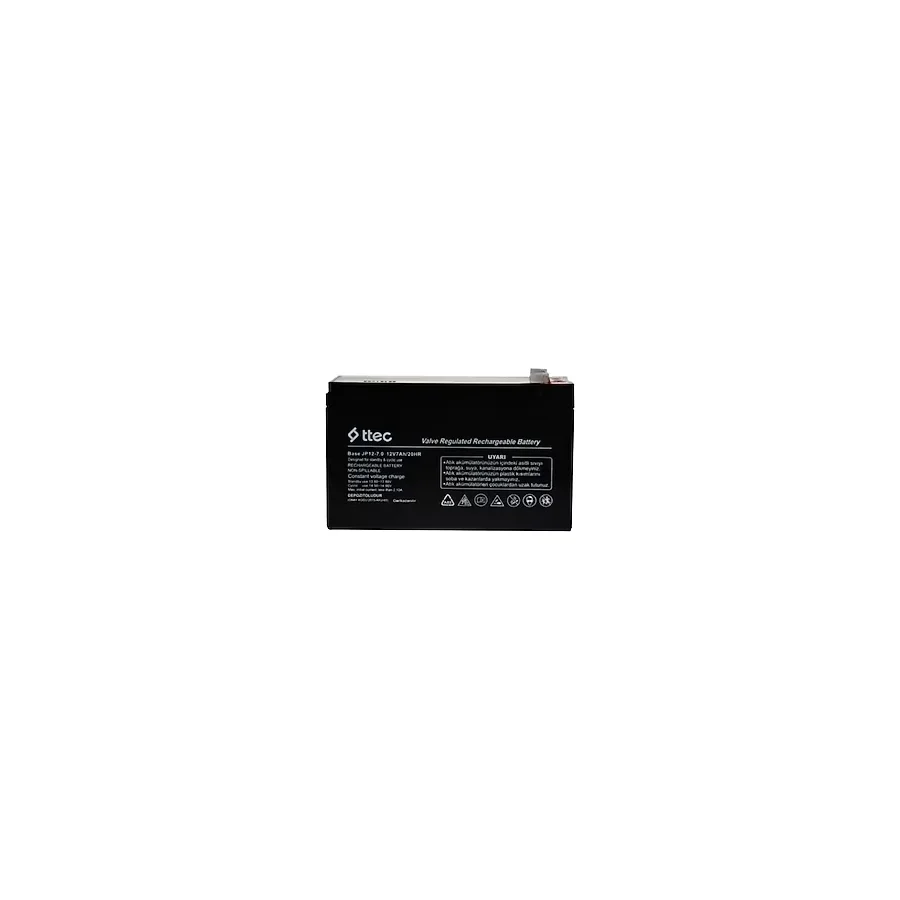 HHM_ KESİNTİSİZ GÜÇ KAYNAĞI AKÜSÜ UPS AKÜ - KURU BAKIMSIZ TİP AKÜ 12VOLT 7AMPER - 12V 7Ah BAKIMSIZ