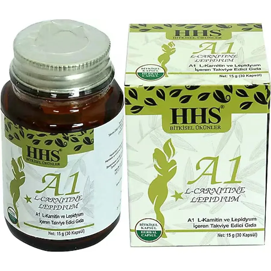 Hhs A1 L-karnitin Ve Lepidyumlu Bitkisel 30 Kapsül X 10 Adet