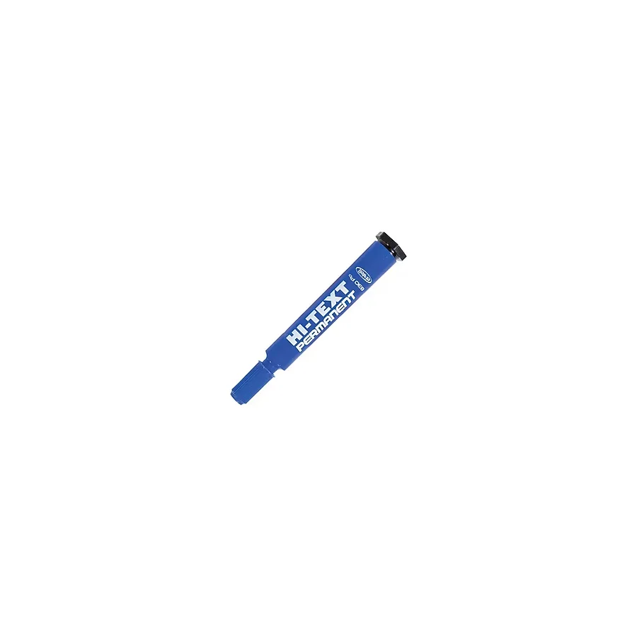 Hi-Text 830 Kesik Uçlu Mavi Permanent Marker Kalem