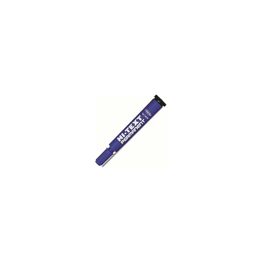 Hi-Text 830 Yuvarlak Uçlu Mavi Permanent Marker Kalem