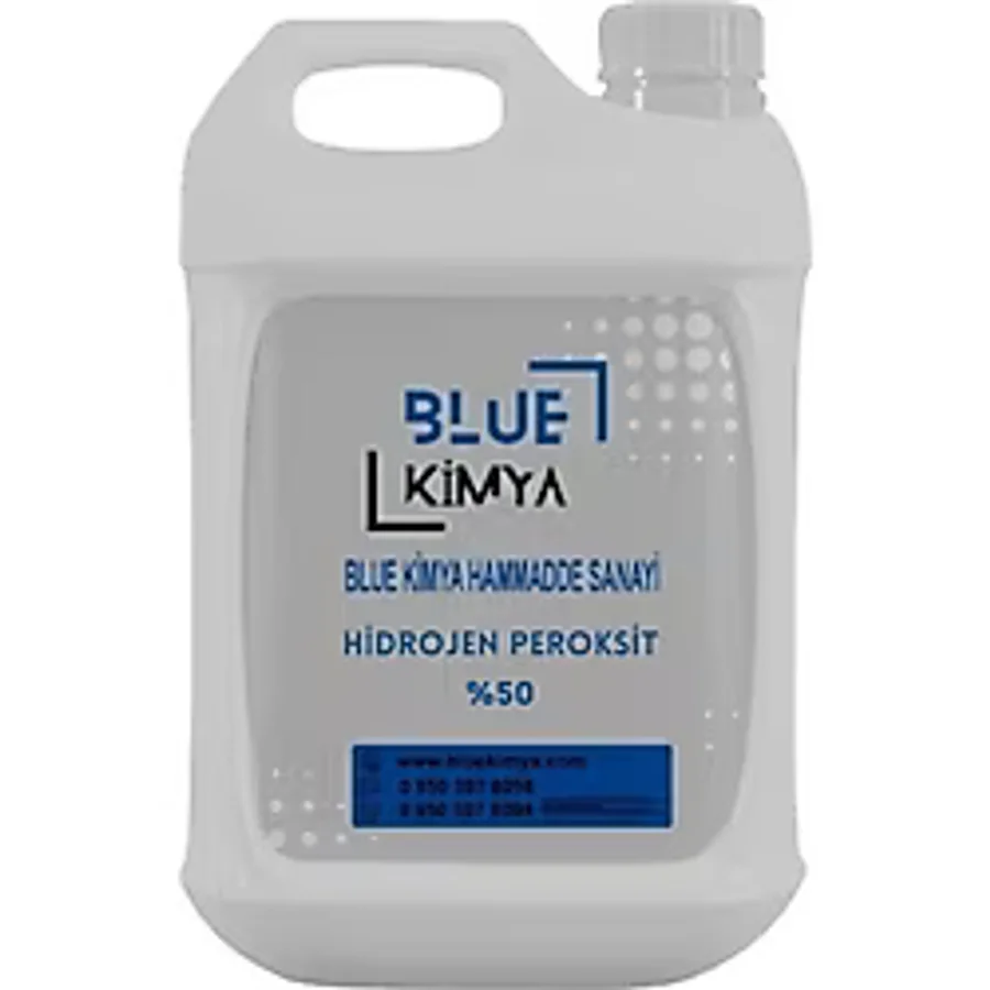 Hidrojen Per Oksit %50 5 Kg - Hydrogen Peroxide %50 Oksijenli Su