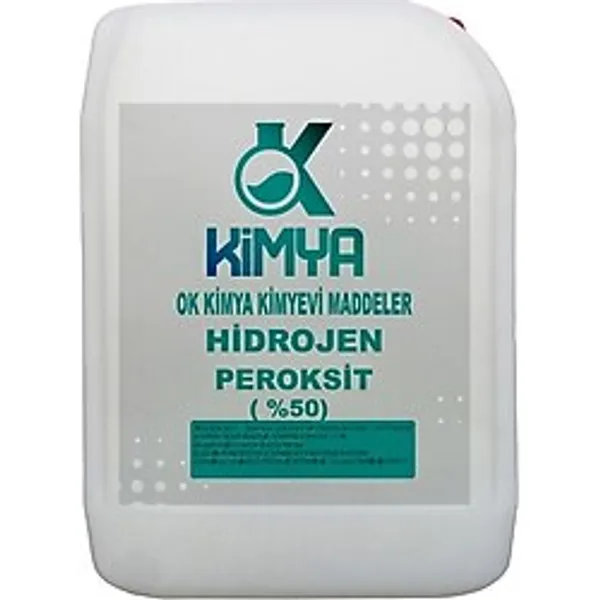 Hidrojen Per Oksit %50 - Hydrogen Peroxide Oksijenli Su 10 kg - 10 lt