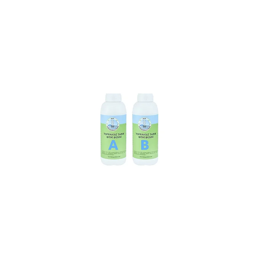 Hidroponik Farm Topraksız Tarım Bitki Besini 1 Lt A 1 Lt B