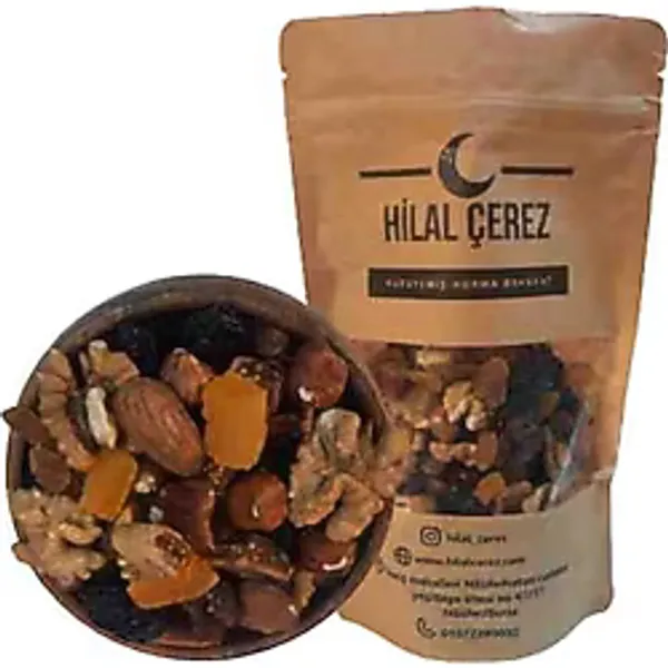 Hilal Çerez Osmanlı Karışık Kuruyemiş (Çiğ Çerez), Kuru Meyve - 250 gr