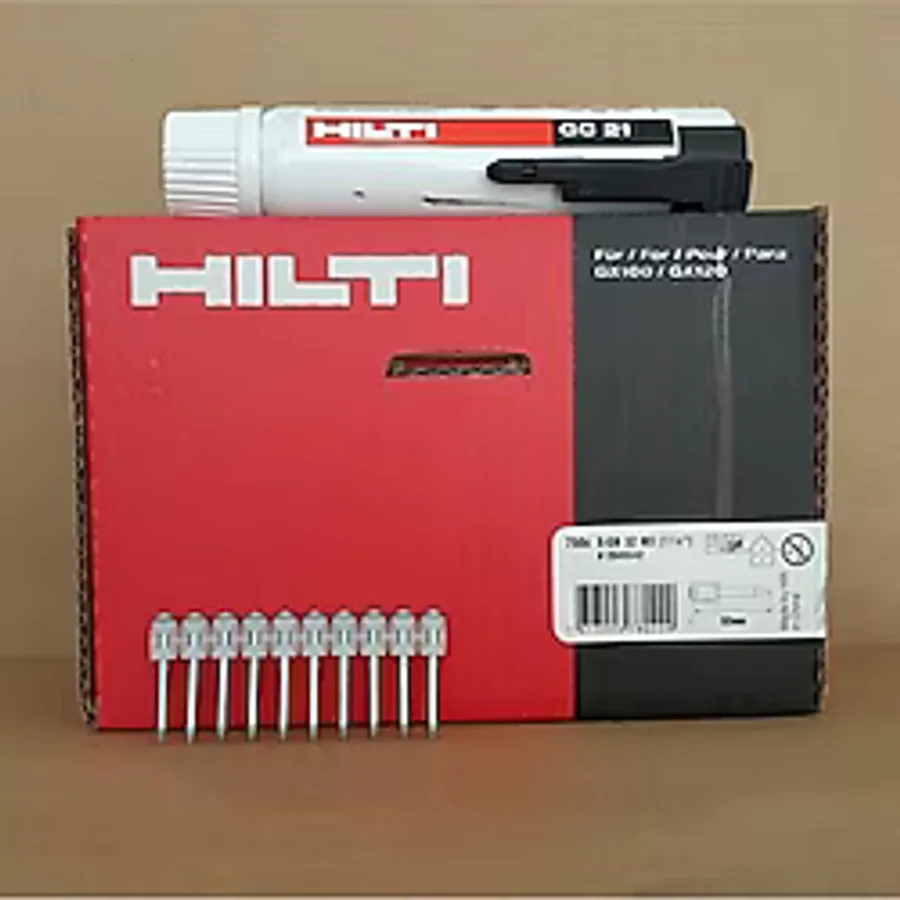 Hilti X-GN 27MX Gazlı Tabanca Çivisi(750AD)+GC 21 Gaz Tüpü