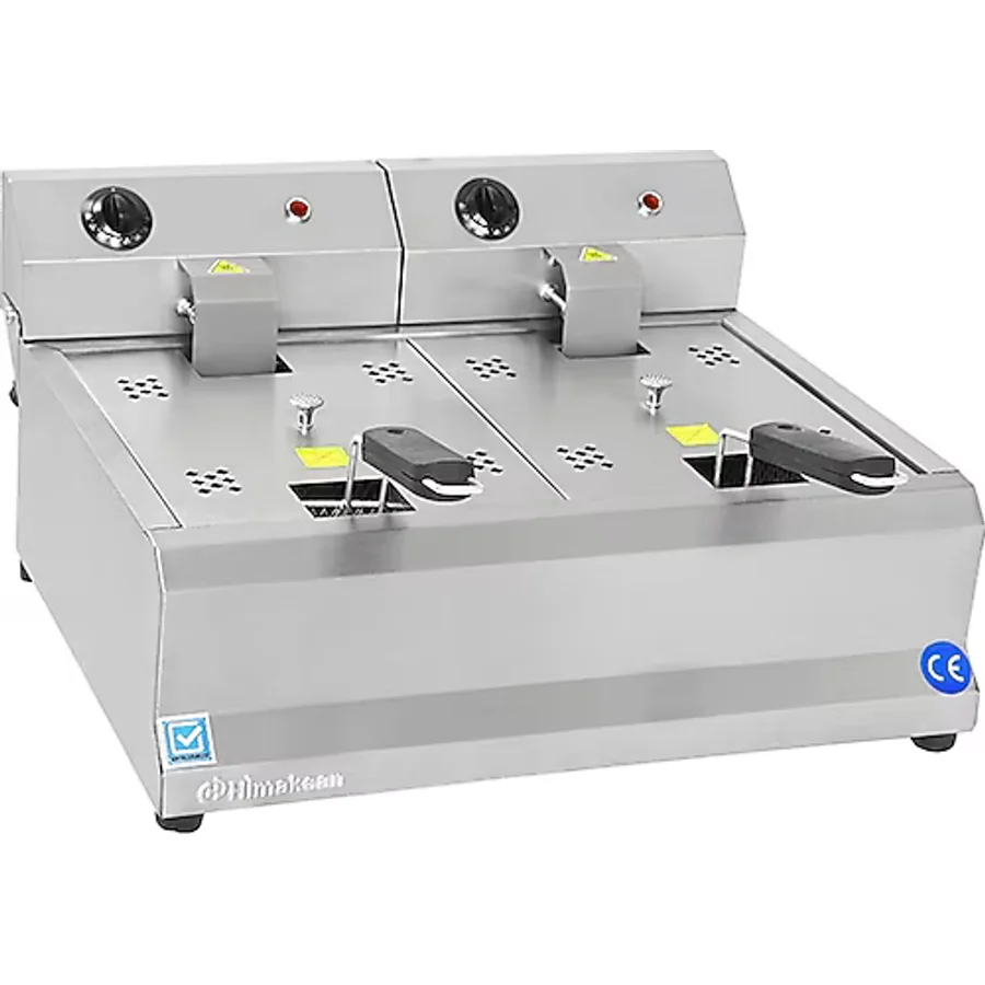 Himaksan Endüstriyel 5000 Watt Çiftli 5+5 Lt Elektrikli Fritöz
