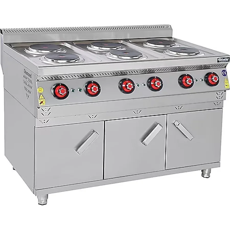 Himaksan HMK-DOE 1298 6'lı Dolaplı Elektrikli Ocak