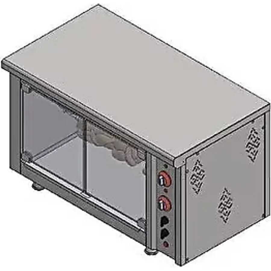 Himaksan Set Üstü Piliç Çevirme Makinesi Tüplü (İki şiş Altı piliç)