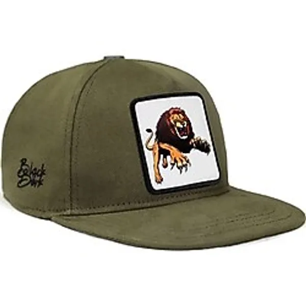 Hip Hop Kids Aslan Logolu Haki Çocuk Şapka